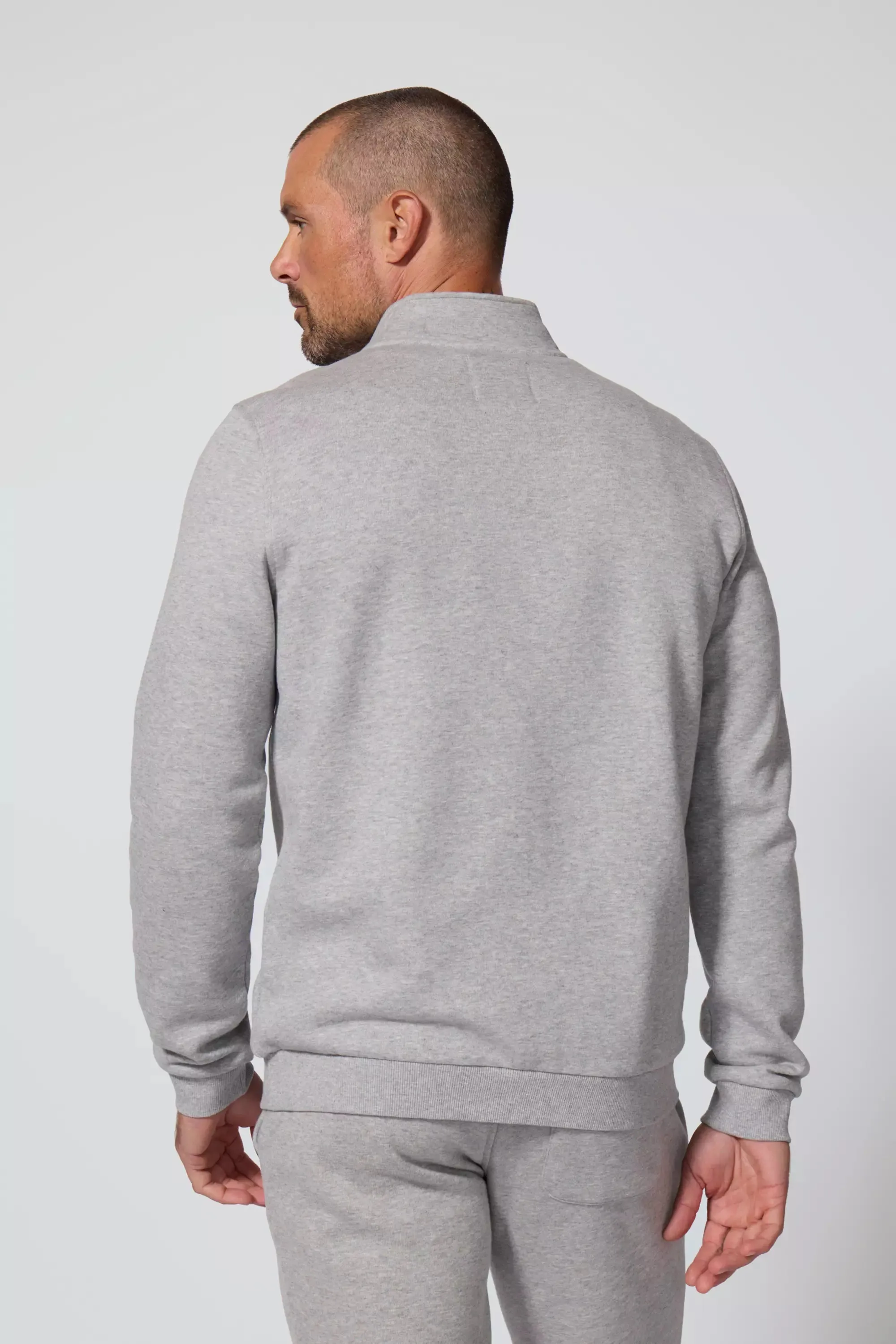 Men's Luxefleece 1/4 Zip - Htr Concrete sold by MPG product image thumbnail 5
