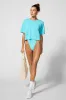 Pima Cotton Boyfriend Tee - Sea Jet sold by MPG