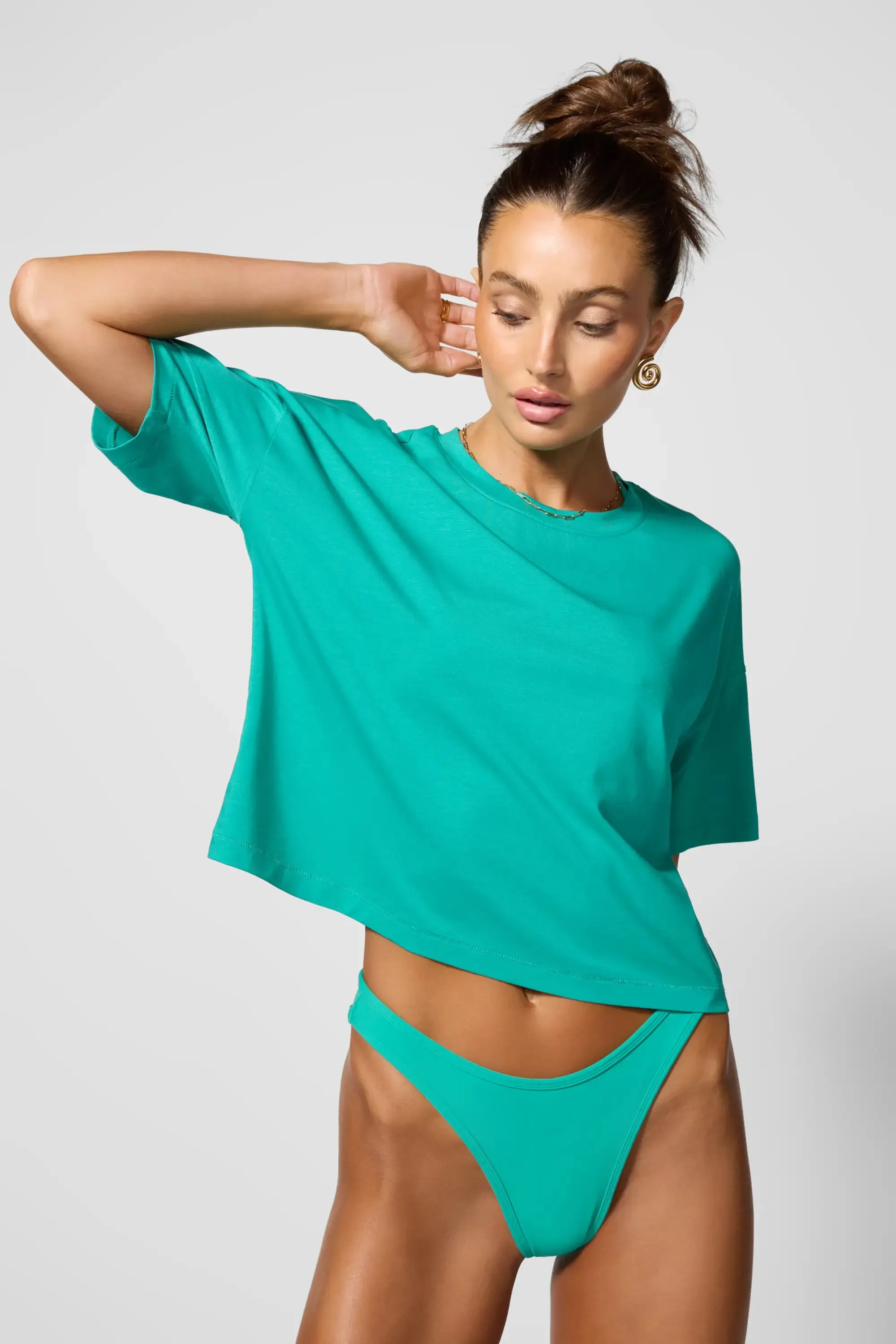 Pima Cotton Boyfriend Tee - Slushy sold by MPG product image thumbnail 2