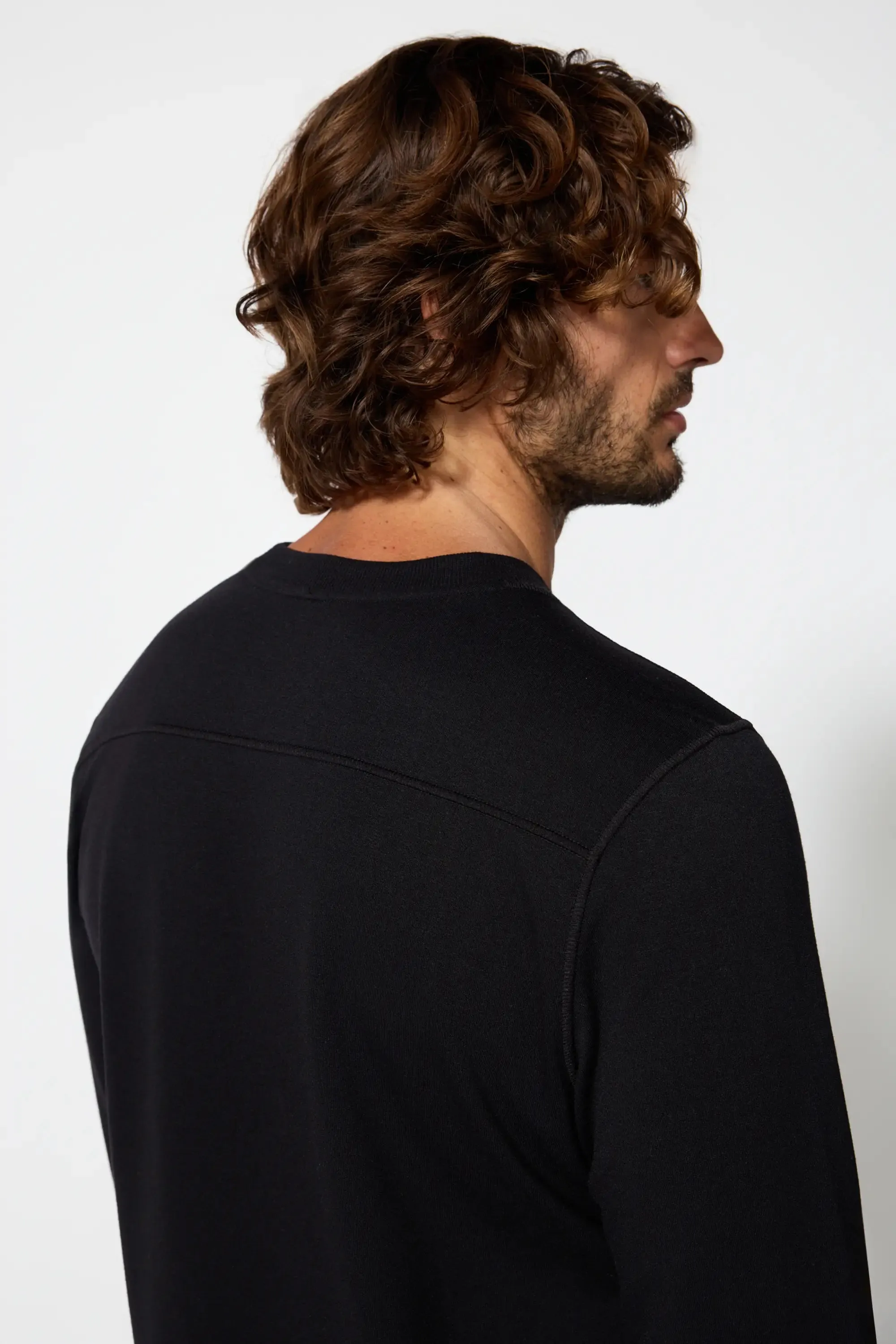 Men's Cozy Fleece Pullover - Black sold by MPG product image thumbnail 5
