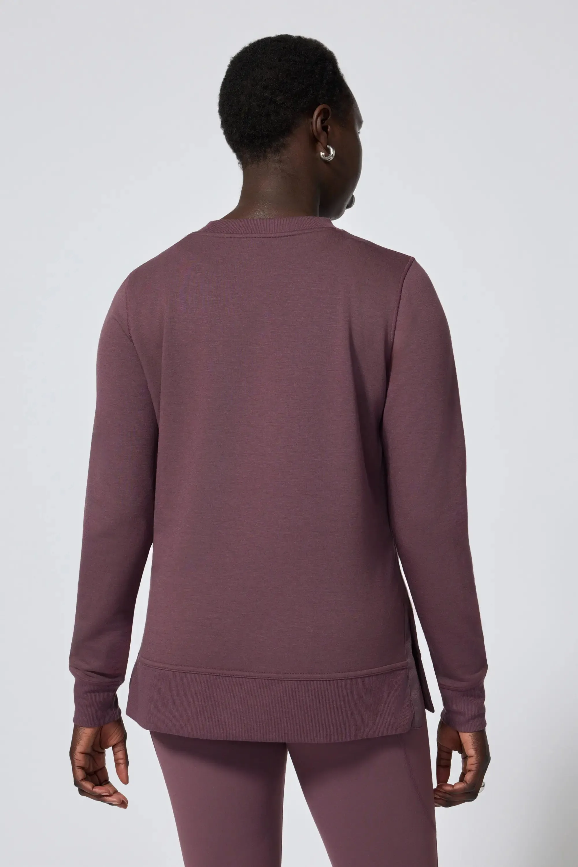 Cozy Fleece Relaxed Pullover - Huckleberry sold by MPG product image thumbnail 3