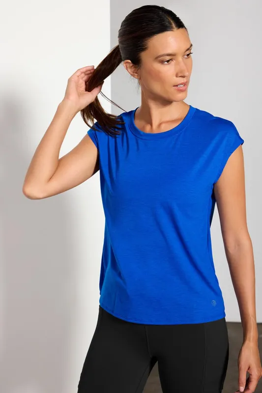 Dynamic Sleeveless Top - True Blue sold by MPG