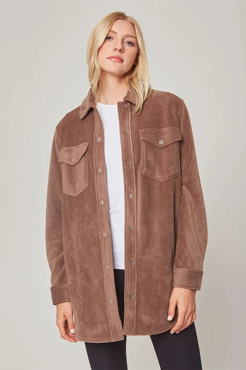 Elevate Fleece Shirt Jacket sold by MPG product image thumbnail 4