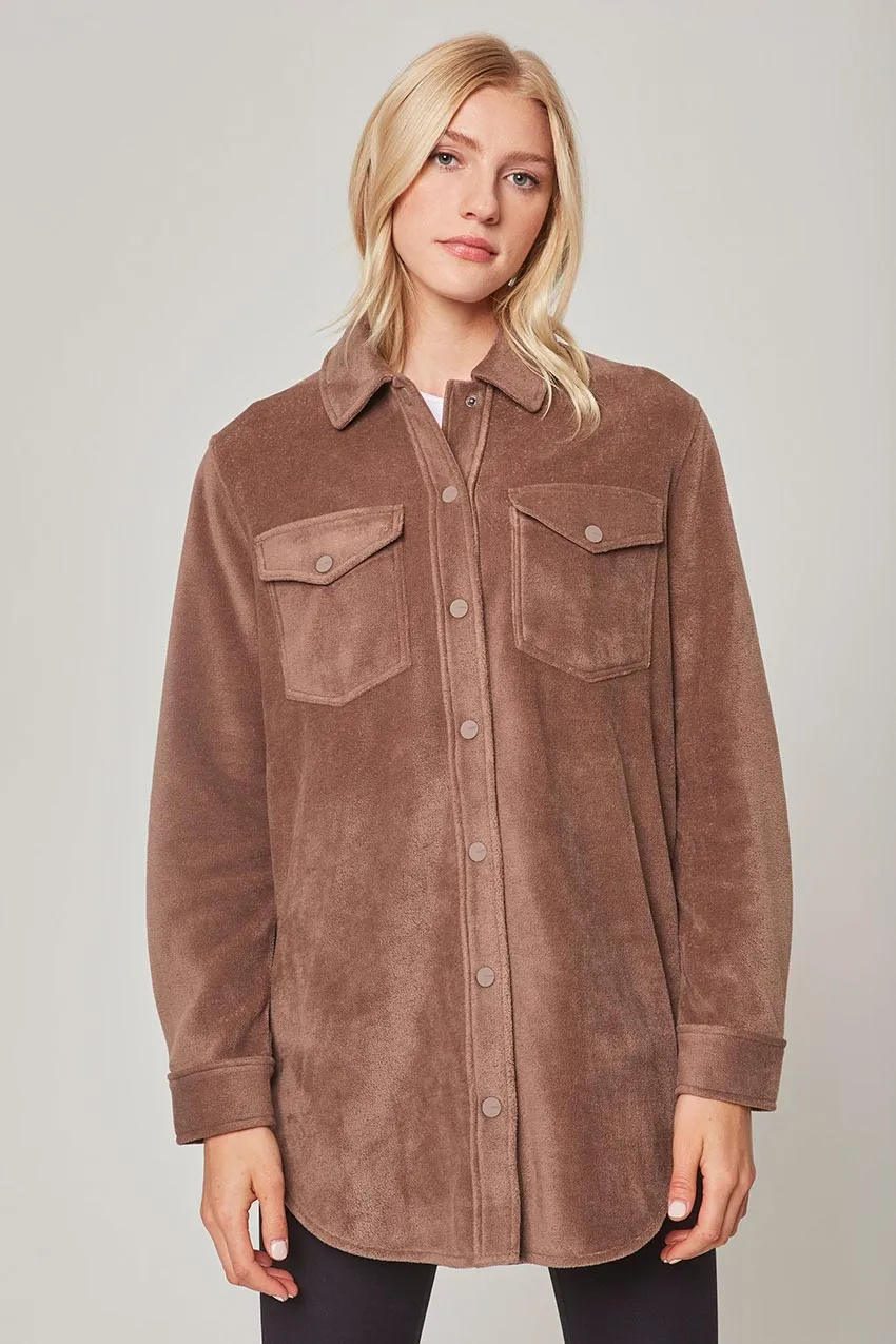 Elevate Fleece Shirt Jacket sold by MPG