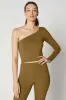 Ayesha One Sleeve Asymmetric Top sold by MPG