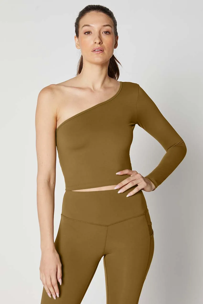 Ayesha One Sleeve Asymmetric Top sold by MPG product image thumbnail 4
