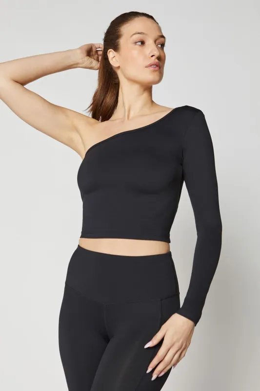 Ayesha One Sleeve Asymmetric Top sold by MPG