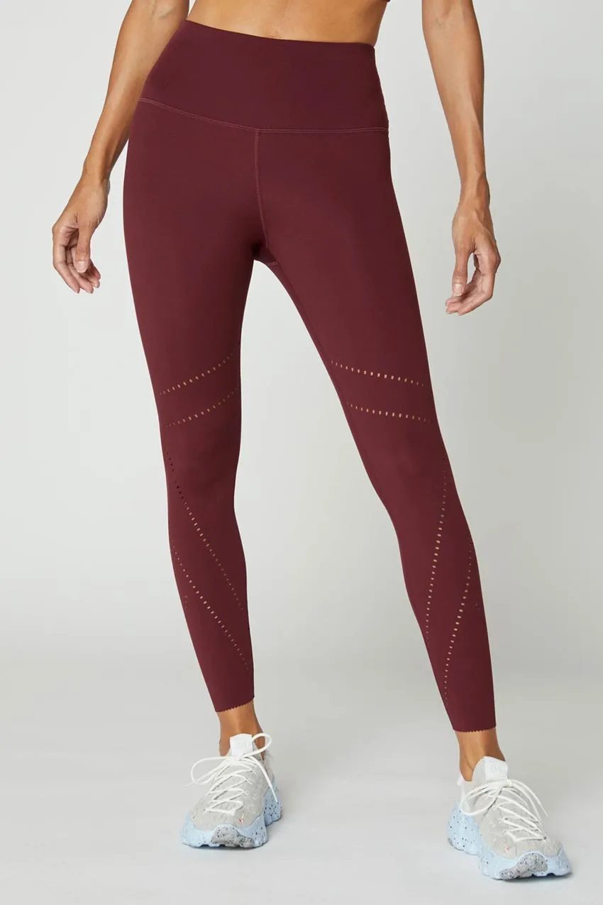 Raelynn Pursuit High-Waisted Perforated 7/8 Legging sold by MPG