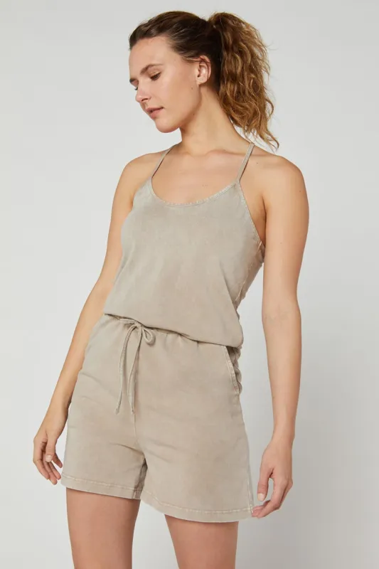 Ivy Washed Romper sold by MPG