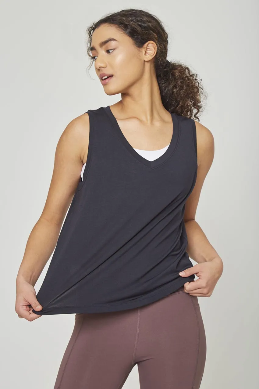 Exalt TENCEL™ Modal Sleeveless V-Neck Top sold by MPG product image thumbnail 5