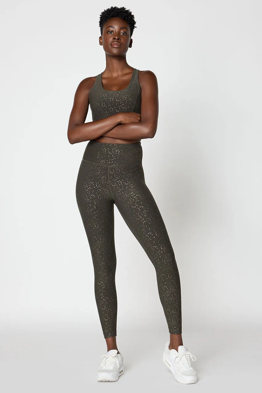 Explore High-Waisted Glitz Print 25" Legging Peached sold by MPG product image thumbnail 2