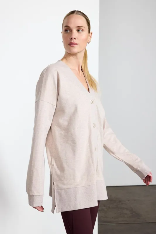 Unwind Button Front Relaxed Cardigan sold by MPG