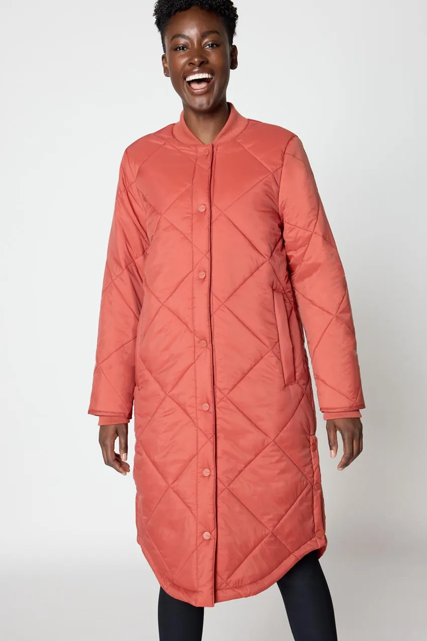 Innovate Longline Sorona® Insulated Bomber Jacket sold by MPG