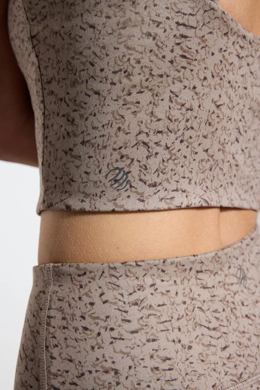 Explore Longline Light Support Printed Sports Bra Peached sold by MPG product image thumbnail 4