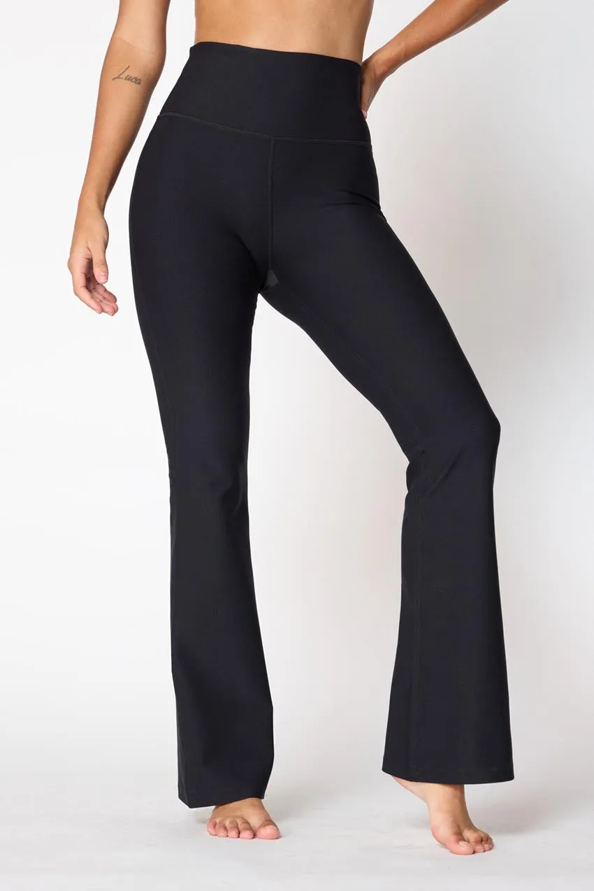 Explore High-Waisted 31" Boot Cut Pant - Black sold by MPG