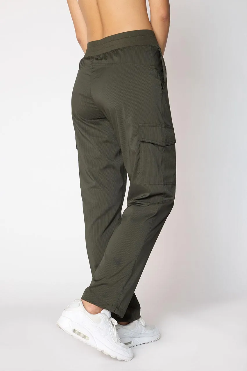 Eclipse High-Waisted 30" Lined Shadow Stripe Cargo Pant sold by MPG product image thumbnail 3
