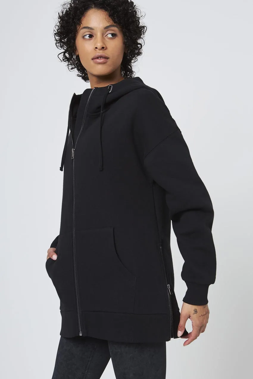 Ease Organic Cotton Oversized Zip-Up Hoodie sold by MPG