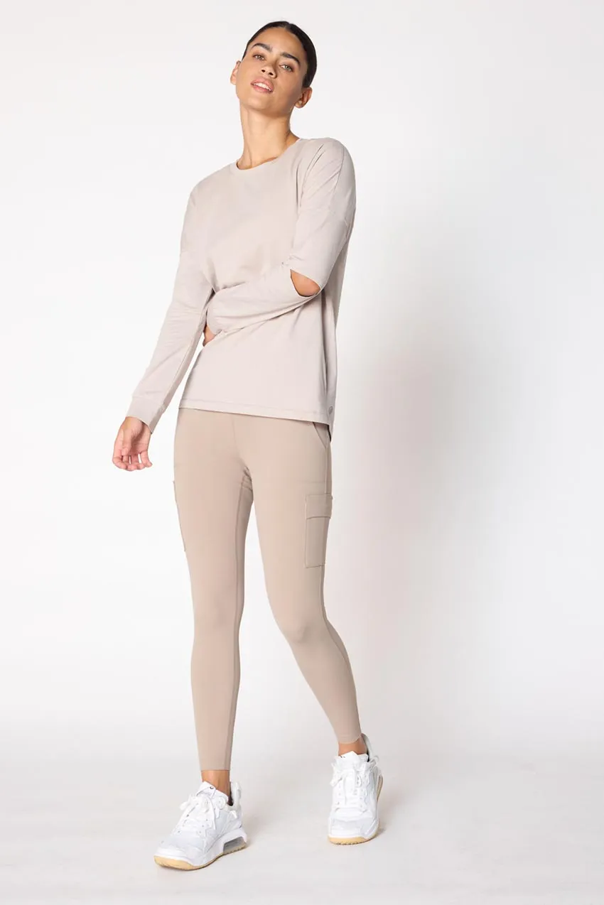 Calm Oversized Long Sleeve Shirt with Elbow Slit sold by MPG product image thumbnail 2