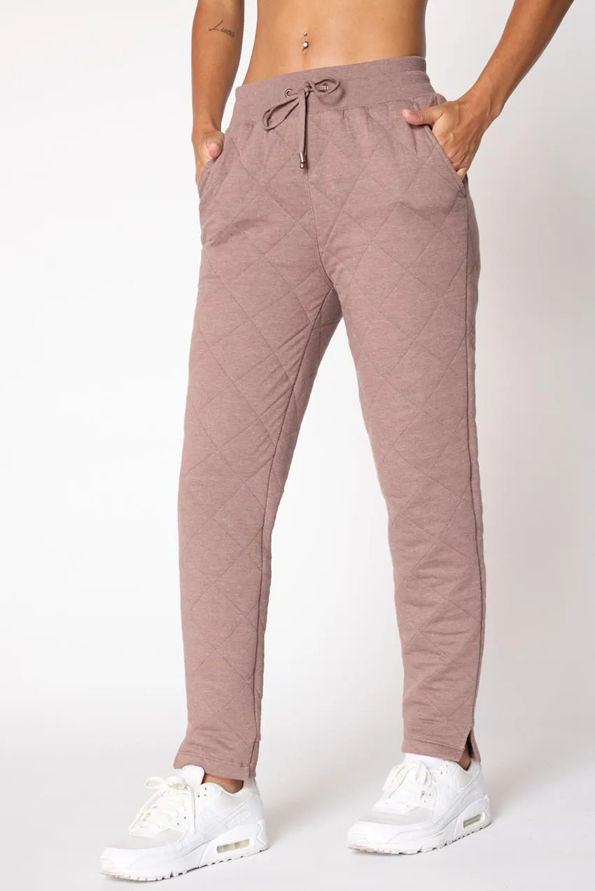 Aspire High-Waisted 27" Slim Leg Quilted Pant sold by MPG