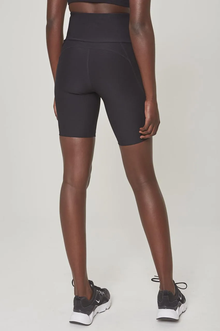 Explore High-Waisted 8" Bike Short - Black sold by MPG product image thumbnail 3