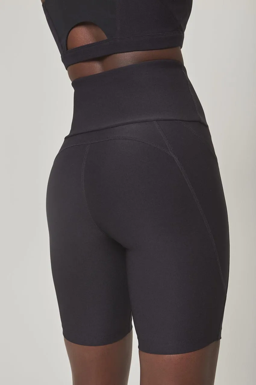 Explore High-Waisted 8" Bike Short - Black sold by MPG product image thumbnail 4