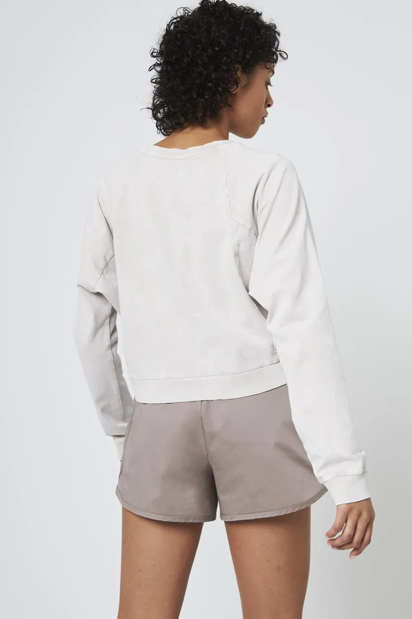 Rhythm Cropped Crew Neck Long Sleeve sold by MPG product image thumbnail 3