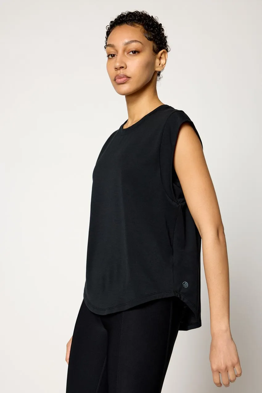Dynamic Extended Shoulder T-Shirt - Black sold by MPG product image thumbnail 4