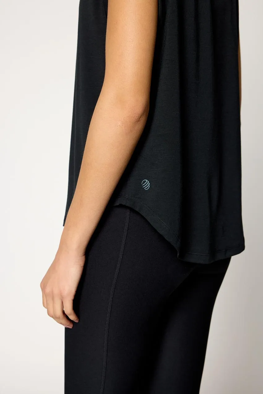 Dynamic Extended Shoulder T-Shirt - Black sold by MPG product image thumbnail 5
