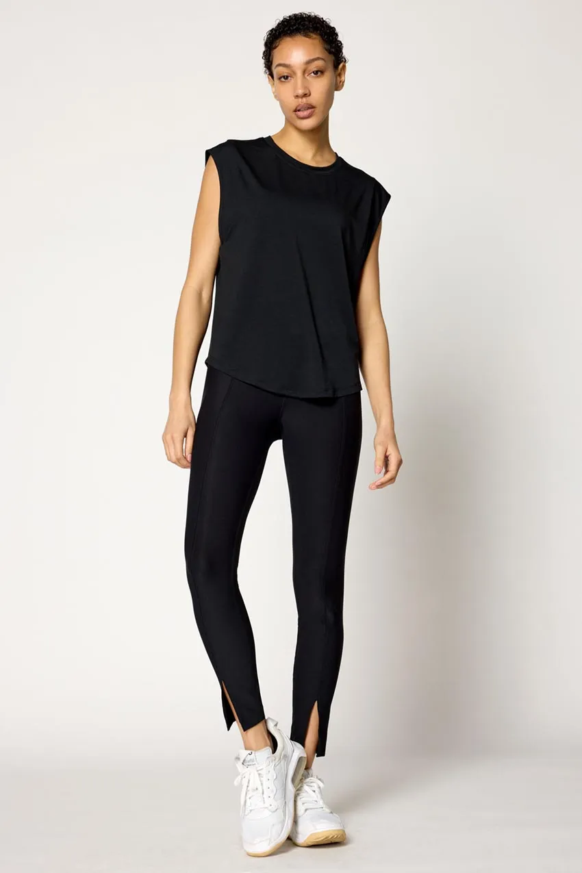 Dynamic Extended Shoulder T-Shirt - Black sold by MPG product image thumbnail 2