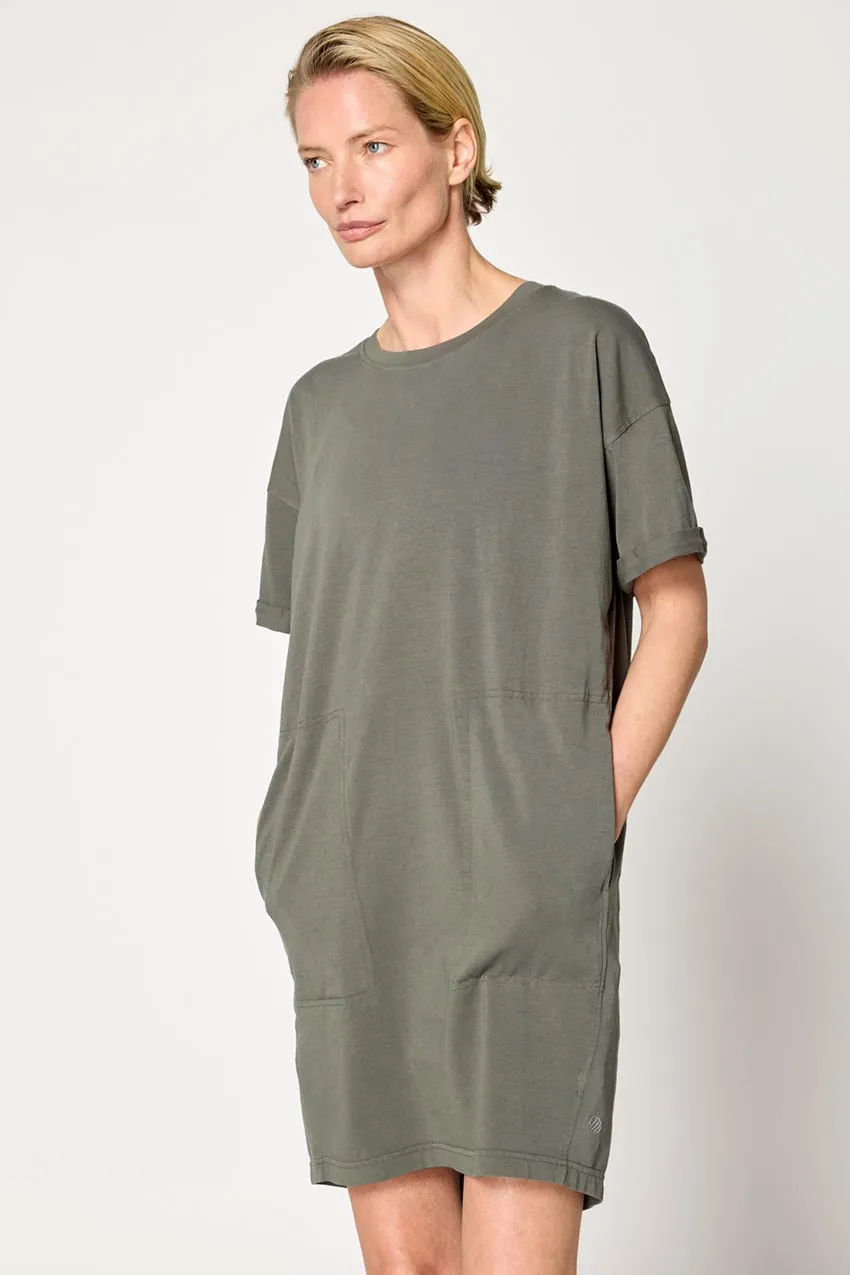 Calm T-Shirt Dress - Bay Leaf sold by MPG product image thumbnail 2