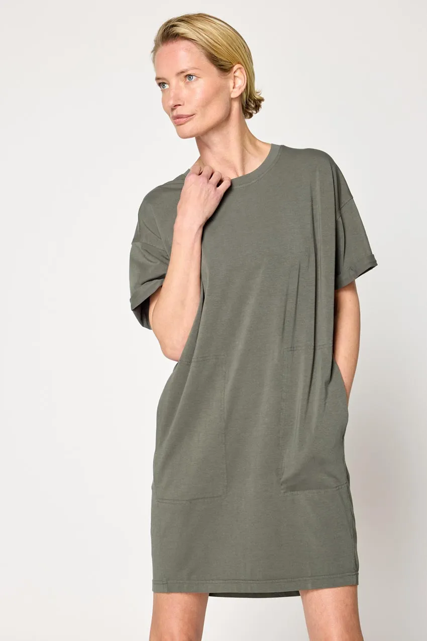 Calm T-Shirt Dress - Bay Leaf sold by MPG product image thumbnail 5