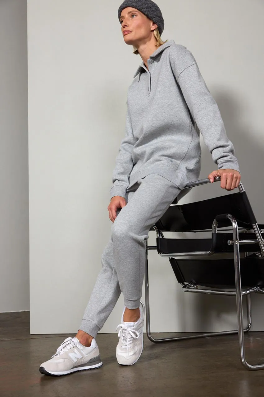 The Comfort Women’s Long Sleeve Polo Sweatshirt sold by MPG product image thumbnail 2
