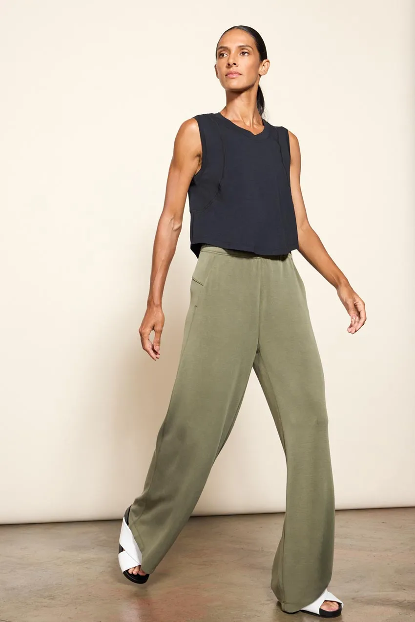 Pima Cotton Shaped Hem Tank Top sold by MPG product image thumbnail 2