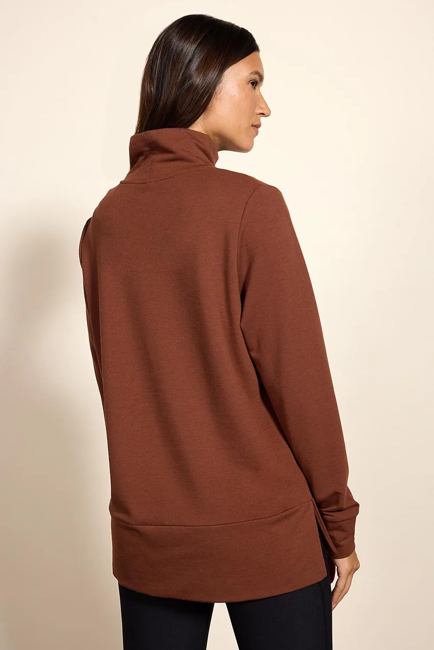 Serene TENCEL™ Modal Funnel Neck Pullover sold by MPG product image thumbnail 3