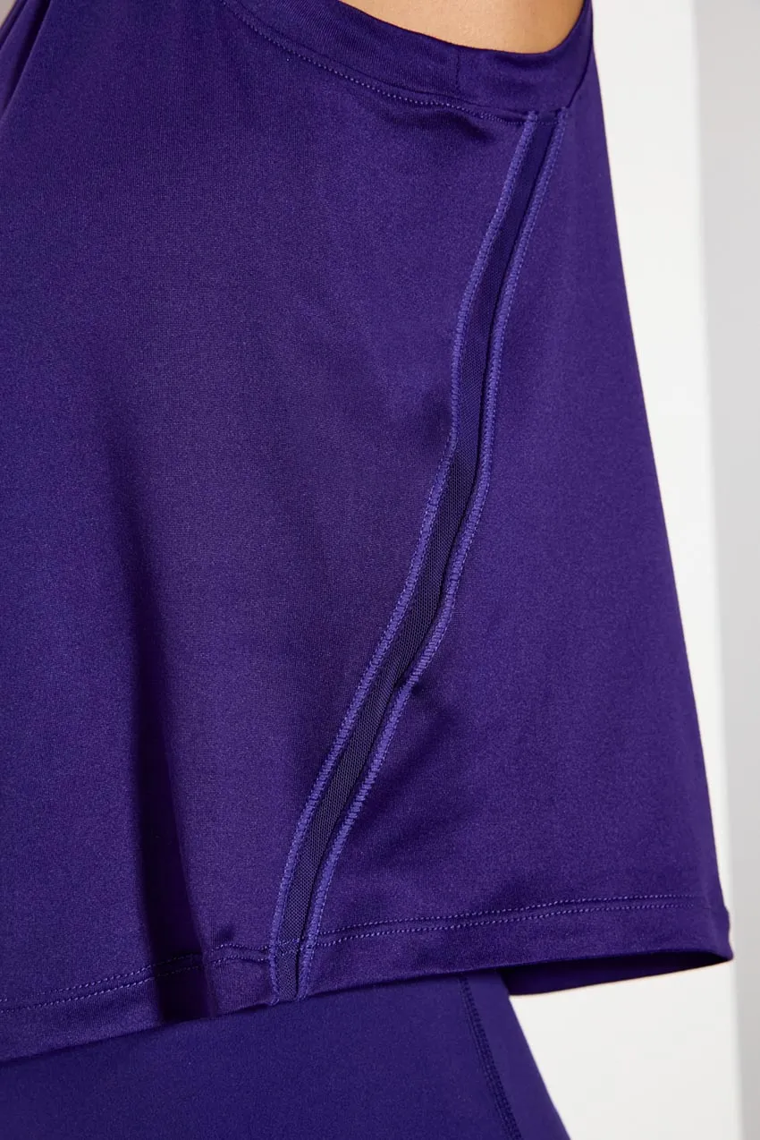 Pace Crop Tank Top - Blackberry sold by MPG product image thumbnail 5