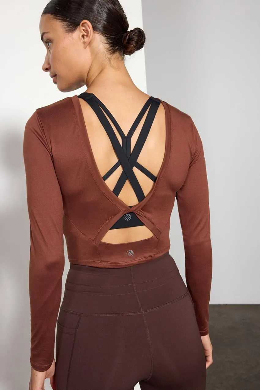 Pace Twist Back Long Sleeve Top sold by MPG product image thumbnail 3