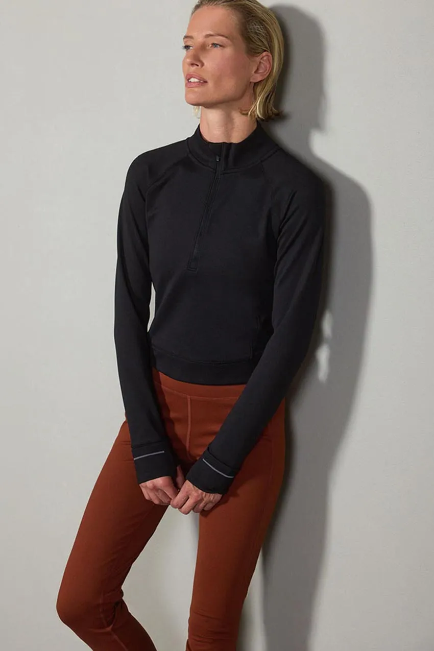 Traverse Fitted Half-Zip Long Sleeve Top sold by MPG