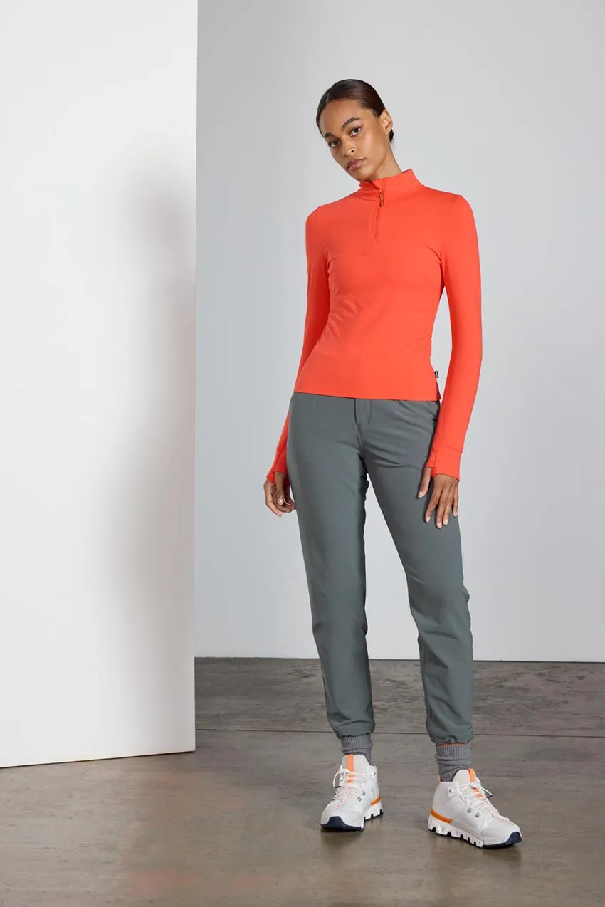 Forge Half-Zip Fitted Long Sleeve Top sold by MPG product image thumbnail 2