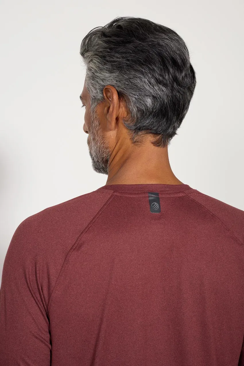 Pace Raglan Tech Tee - Htr Coffee sold by MPG product image thumbnail 4