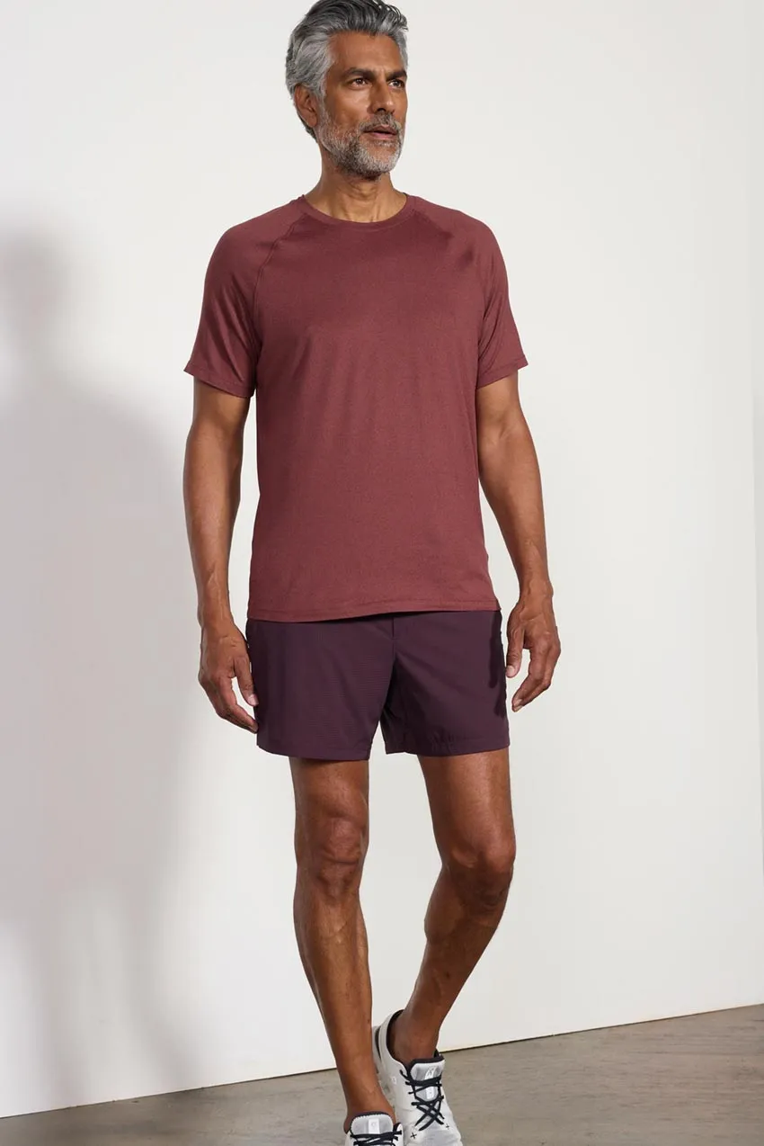 Pace Raglan Tech Tee - Htr Coffee sold by MPG product image thumbnail 2