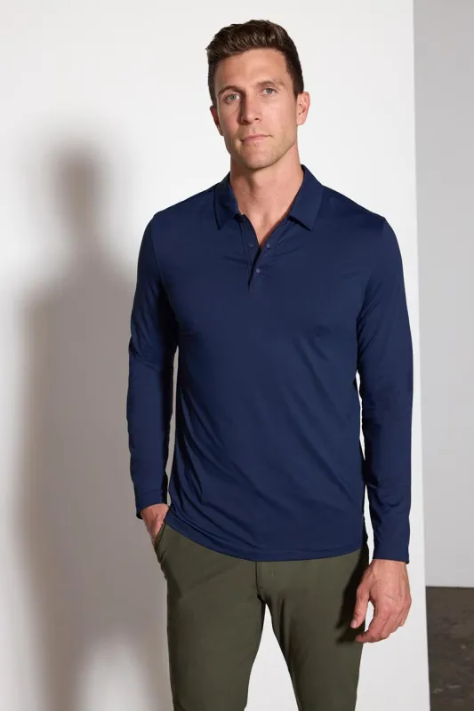 Drive Tech Long Sleeve Polo sold by MPG