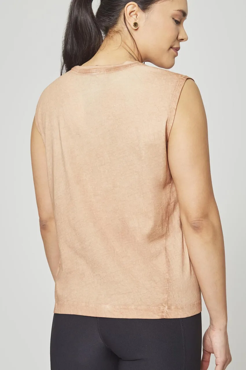 Blake Calm Boxy Washed Tank Top - Washed Hazel sold by MPG product image thumbnail 2