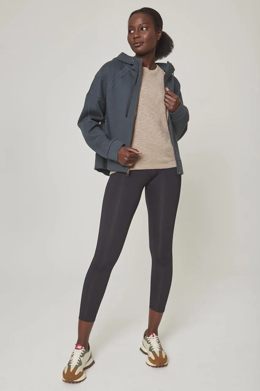 Ease Organic Cotton Zip-Up Hoodie - Dark Jade sold by MPG product image thumbnail 2