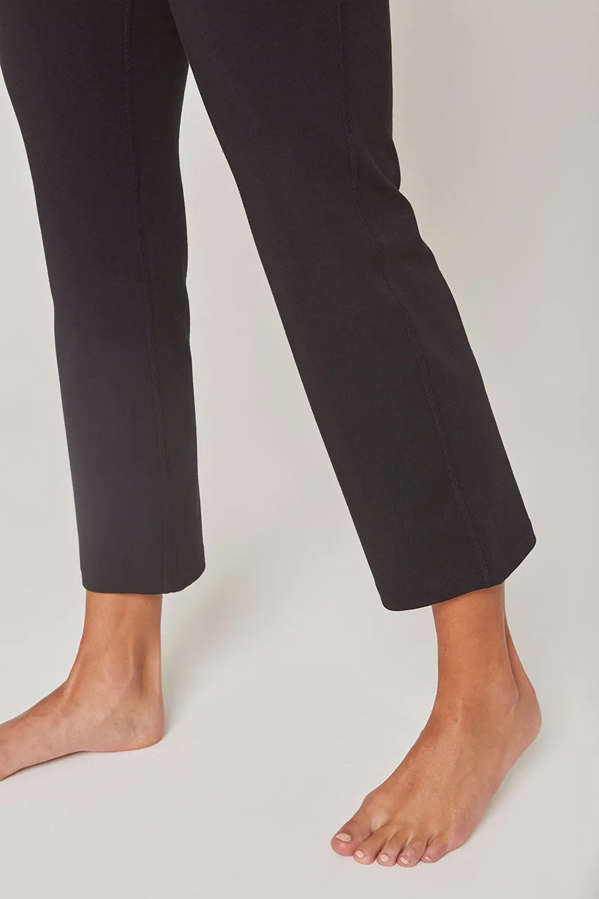 Balance TENCEL™ High-Waisted 24" Flare Cropped Pant - Black sold by MPG product image thumbnail 5