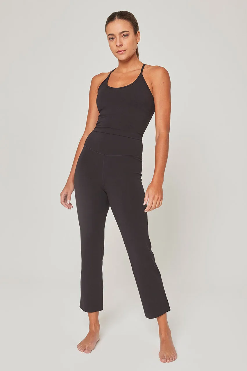 Balance TENCEL™ High-Waisted 24" Flare Cropped Pant - Black sold by MPG product image thumbnail 2
