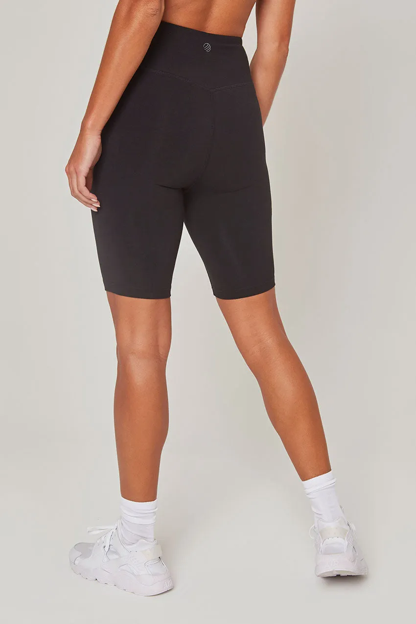 Balance TENCEL™ High-Waisted 9" Bike Short - Black sold by MPG product image thumbnail 3