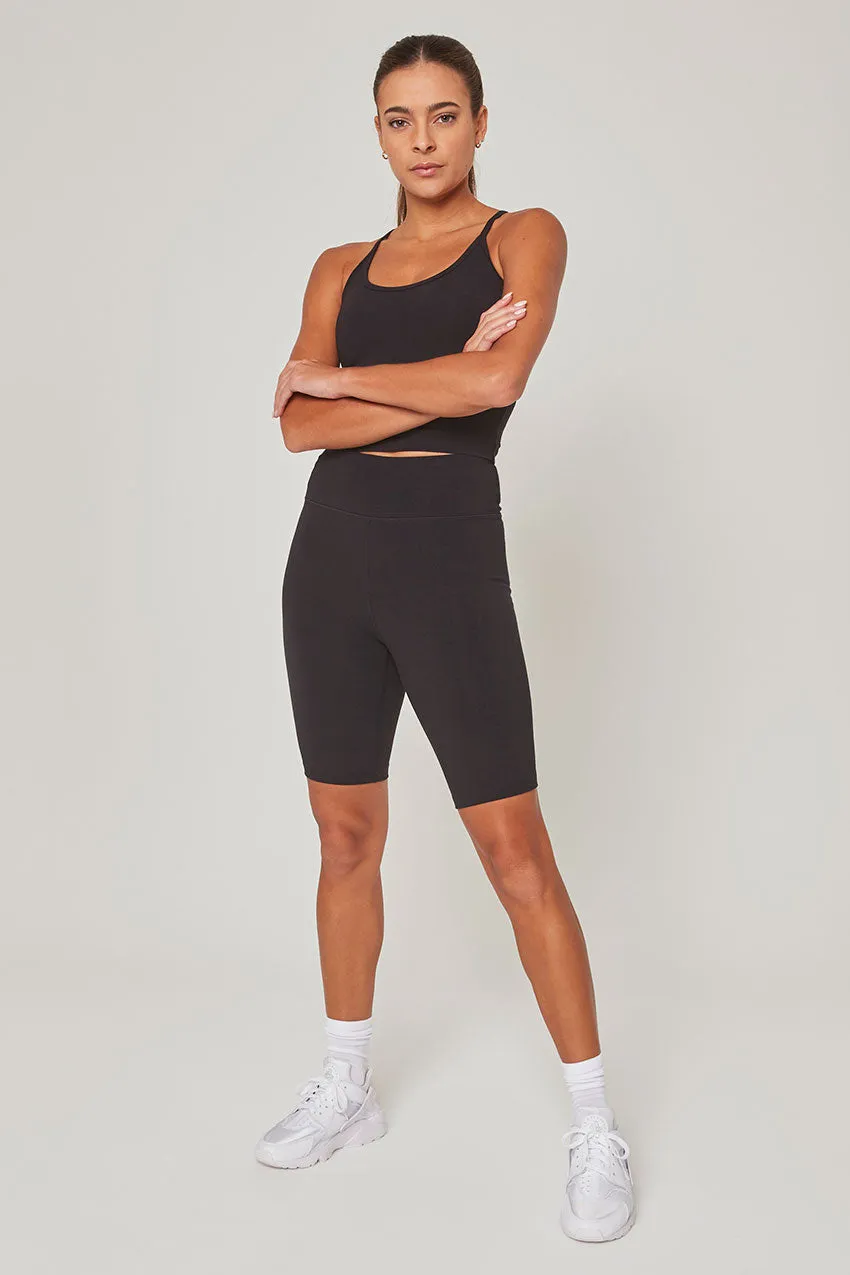 Balance TENCEL™ High-Waisted 9" Bike Short - Black sold by MPG product image thumbnail 2