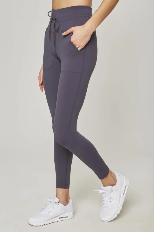 Forge High-Waisted 27" Side Pocket Legging - Ebony sold by MPG