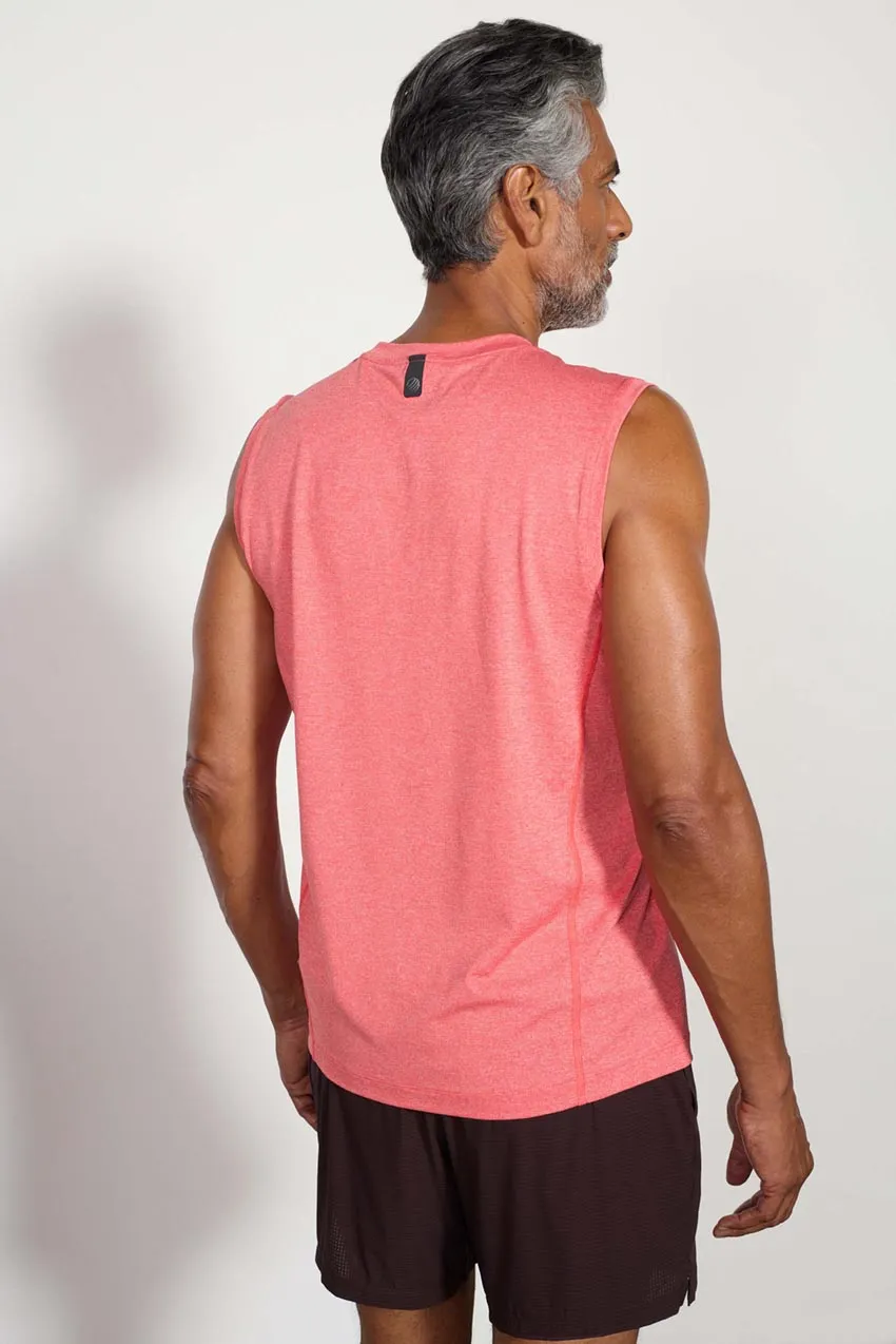 Conquer Crew Neck Tank Top - Scarlet Ibis sold by MPG product image thumbnail 3