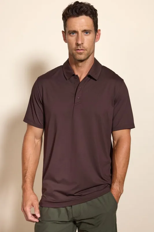 Drive Tech Polo - Chocolate Brown sold by MPG